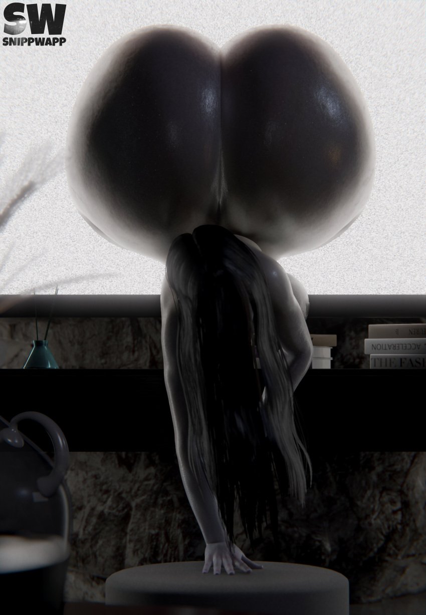 1girl 1girls 3d 3d_(artwork) 3d_artwork 3d_model ass ass_bigger_than_head ass_focus big_ass big_breasts big_butt big_thighs black_hair blender blender_(software) blender_eevee blender_eevee_next breasts bubble_ass bubble_butt butt butt_crack climbing completely_nude completely_nude_female dat_ass delicious_ass dumptruck_ass eyes_covered fat_ass fat_butt female gigantic_ass gigantic_butt gigantic_thighs grey_skin gyat hair_covering_eye hair_covering_eyes horror horror_(theme) huge_ass huge_butt huge_thighs juicy_ass juicy_butt large_ass large_thighs long_hair massive_ass massive_butt massive_thighs nude nude_female nude_female_nude_female pale pale-skinned_female pale_skin ringu sadako_yamamura scary shiny_ass shiny_breasts shiny_butt shiny_hair shiny_skin snippwapp solo solo_female television television_screen the_ring thick_ass thick_thighs thighs tv tv_screen yamamura_sadako