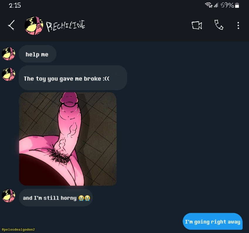 big_penis broken_sex_toy chat chat_box chatting cock fake_screenshot futa_on_male futanari pelosdealgodon penis persistent_erection picture_in_picture rechi rechiline sexting text text_box texting uncensored