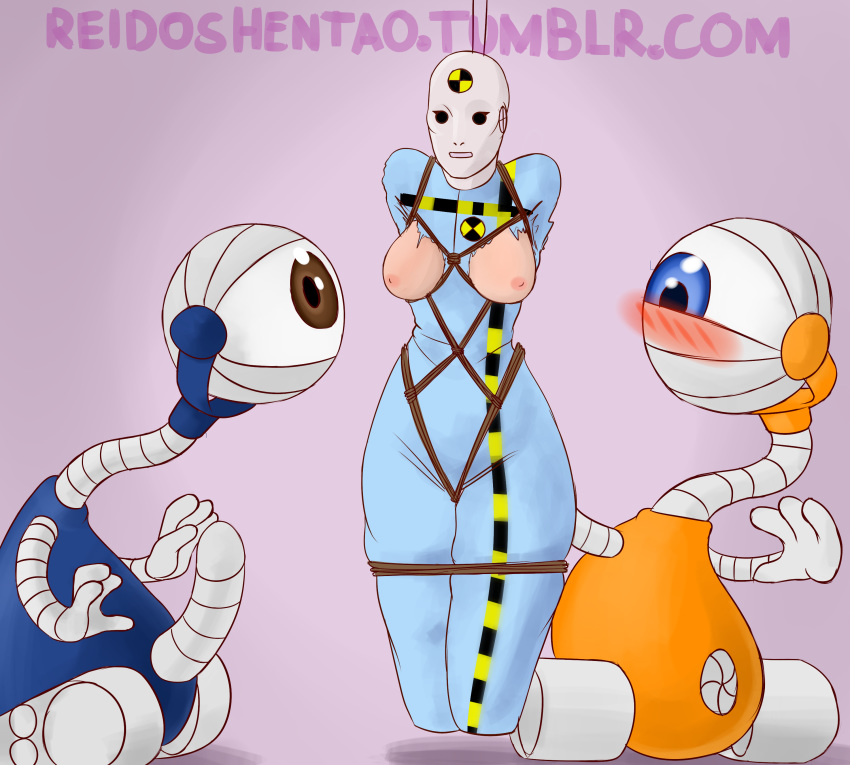 1girls big_brother_brasil brazilian breasts breasts_out dummies rede_globo reidoshentao robbb robot robotic_arm rope rope_bondage shibari tagme