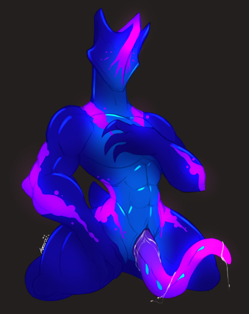 alien anthro biped glowing humanoid male_only penis undeadkitty13