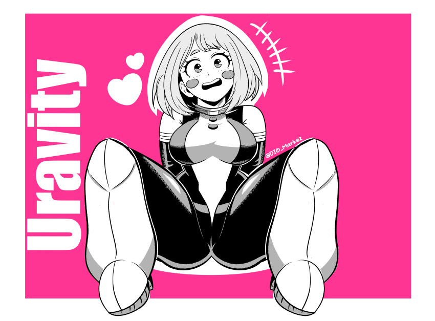 anal_fluid anus artist_name ass ass_focus bodysuit boku_no_hero_academia brown_eyes brown_hair clothing_aside commentary cowgirl_position dio_markez english_commentary female from_behind glass hero_outfit_(mha) highres indoors looking_back my_hero_academia ochako_uraraka panties panties_aside penis plate pussy_juice sanpaku sidelocks straddling straight sweat table testicles torn_bodysuit torn_clothes twitter_username uncensored underwear