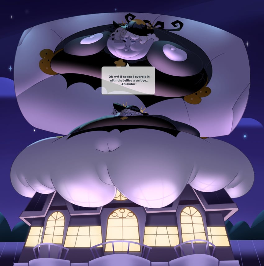 1girls blob cookie_run cookie_run_ovenbreak female mansion mintrimo obese obese_female truffle_cookie