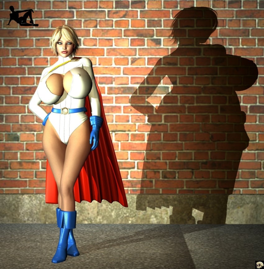 1girls 3d alien alien_girl belt big_breasts blonde_hair blue_eyes blue_gloves boots busty cape cleavage cleavage_cutout curvy dc dc_comics detailed_background erect_nipple erect_nipples eyelashes female female_only front_view gloves high_heel_boots high_heels hourglass_figure humanoid karen_starr kryptonian leotard lipstick looking_at_viewer makeup nipple_bulge outdoor outside pose posing power_girl red_lipstick shadow short_hair solo standing superheroine superman_(series) text voluptuous wide_hips xskullheadx yellow_hair