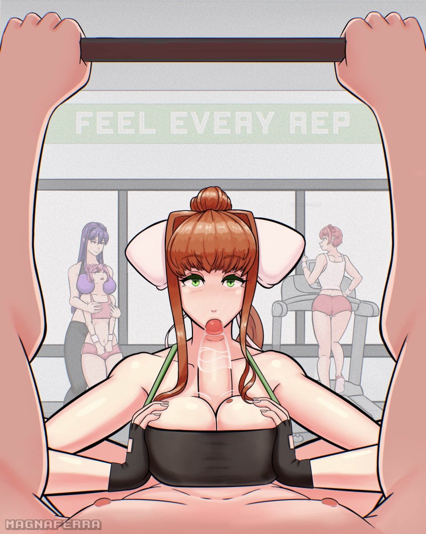 Monika (Doki Doki Literature Club) Rule 34 Image
