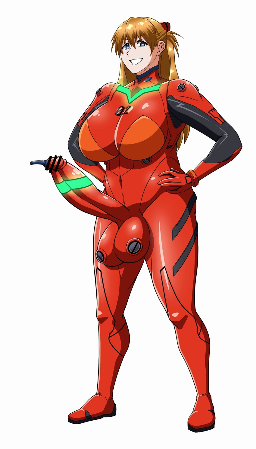 1futa asuka_langley_sohryu balls big_areola big_balls big_breasts big_cock big_penis big_testicles blue_eyes breasts censored clothed clothing dickgirl erect_penis erection futa_only futanari huge_balls huge_breasts huge_cock huge_testicles humanoid insertion intersex large_areolae large_balls large_breasts large_penis large_testicles light-skinned_futanari light_skin long_hair long_penis neon_genesis_evangelion orange_hair penis plugsuit regiman scrotum solo solo_futa testicles urethral_insertion