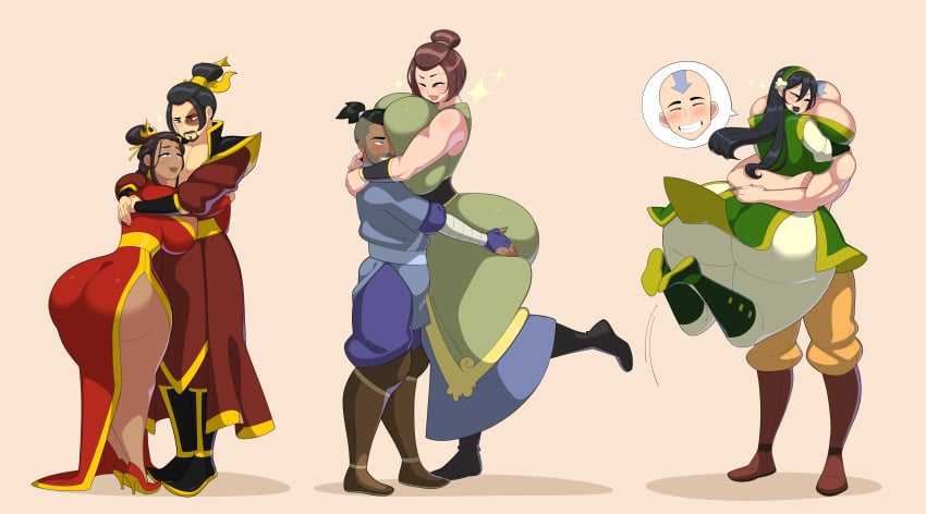 aang avatar_legends avatar_the_last_airbender deztyle female katara lookmanilikeit1 nickelodeon nicktoons sokka suki tagme toph_bei_fong twitter_link zuko