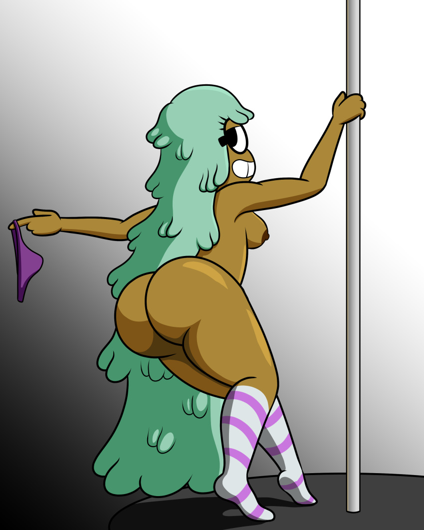 ass big_butt breasts dancing disney female humanoid kelly_(star_vs_the_forces_of_evil) marcodile nipples nude pole pole_dancing sideboob star_vs_the_forces_of_evil