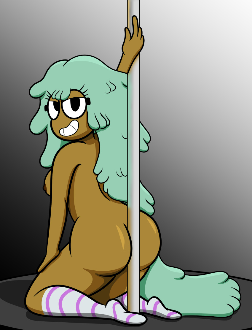 ass big_butt breasts dancing disney female humanoid kelly_(star_vs_the_forces_of_evil) marcodile nipples nude pole pole_between_ass pole_dancing sideboob star_vs_the_forces_of_evil