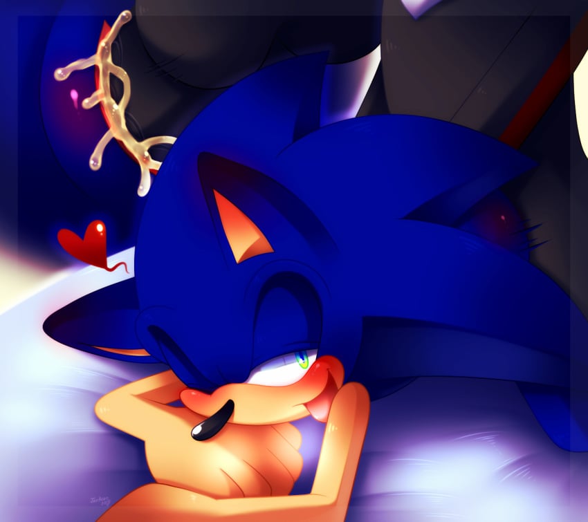 anal anus balls cum cum_in_ass gay jayaero penis shadow_the_hedgehog sonadow sonic_(series) sonic_the_hedgehog