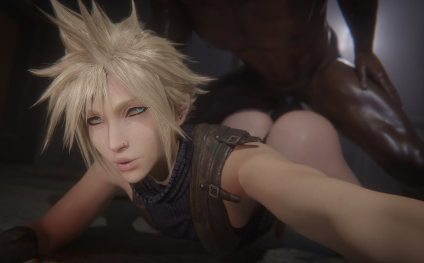 2boys 3d blenderdude blonde_hair blue_eyes cloud_strife cute_male dark-skinned_male dark_skin doggy_style femboy final_fantasy final_fantasy_vii final_fantasy_vii_remake gay girly holding holding_camera interracial light-skinned_femboy light-skinned_male light_skin looking_at_viewer male male_only pretty_boy selfie tagme trap twink uncensored yaoi