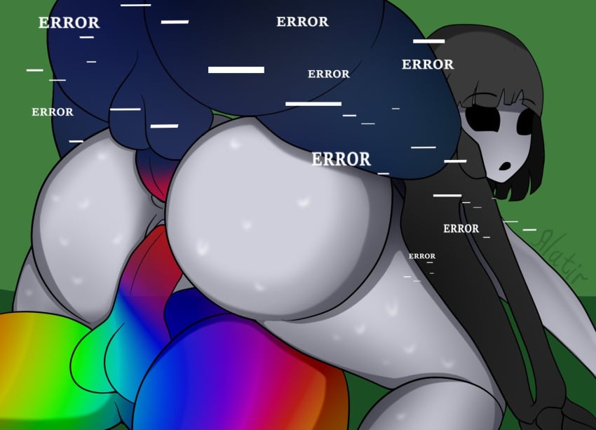 2boys 2boys1girl core_frisk error_sans_(fan_character) female ink_sans_(fan_character) sans sans_au undertale undertale_au