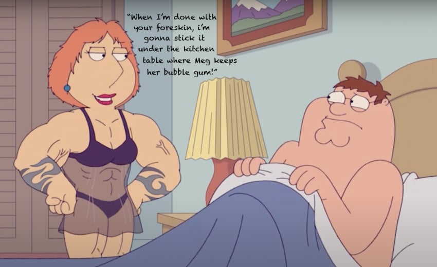 family_guy female foreskin lois_griffin oral peter_griffin pumped_up