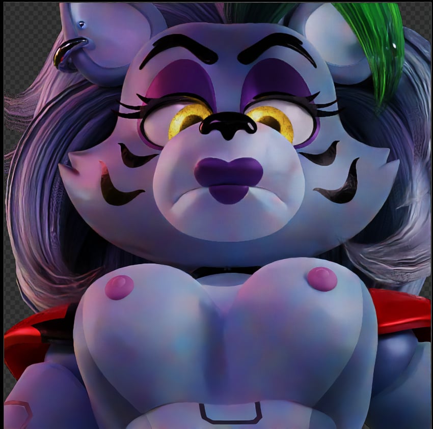 3d 3d_(artwork) 3d_model blackterio blender blender_(artwork) breasts close-up close_up closeup five_nights_at_freddy&#039;s five_nights_at_freddy&#039;s:_security_breach nipples nude pathetic pathetic_(meme) pathetic_female roxanne_wolf_(coolioart) roxanne_wolf_(fnaf) wolf