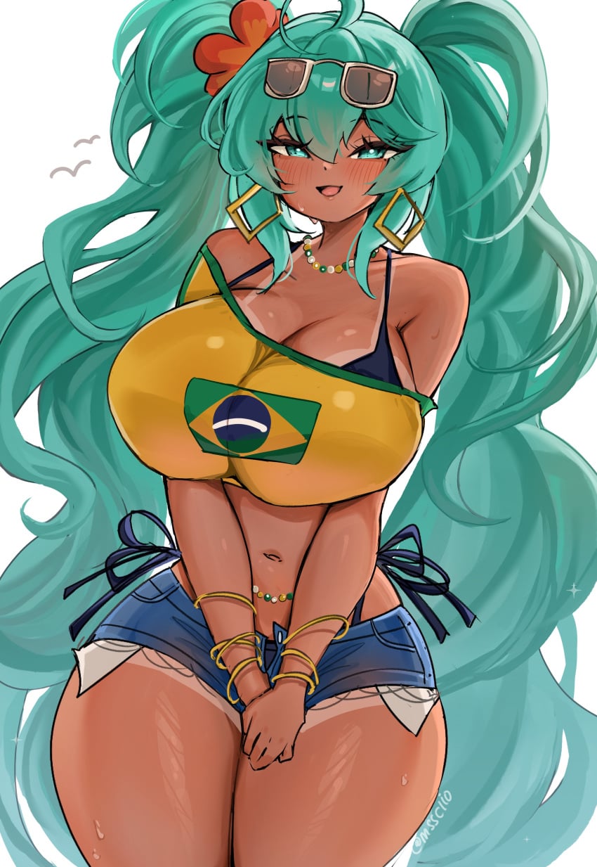 Brazilian Miku (Vocaloid) Rule 34 Image
