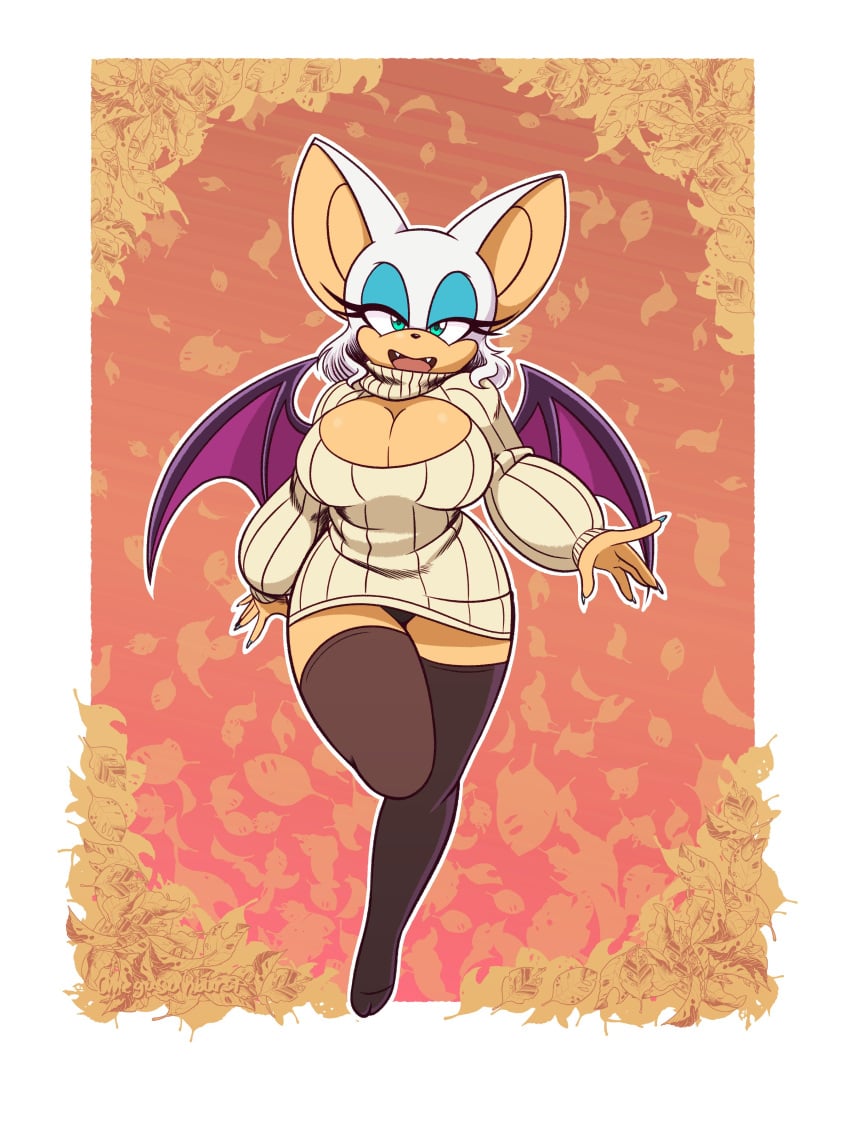 bat big_breasts breasts jacket leggings omegasunburst rouge_the_bat sega sonic_(series) sonic_adventure_2 sonic_the_hedgehog_(series)