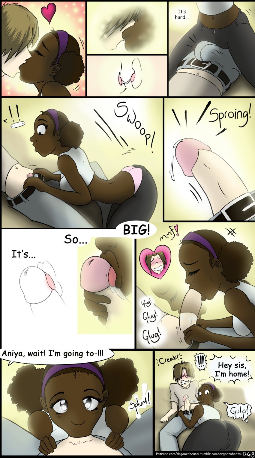 10s 2018 aniya big_ass big_penis chocolate_and_vanilla comic dark-skinned_female dark_skin drgonzo faceless_male female interracial male pale-skinned_male pale_skin sex thick_penis