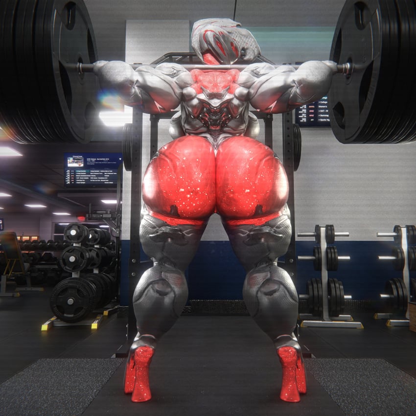 3d big_ass big_breasts breasts bubble_butt ember_(warframe) female huge_ass huge_breasts muscular_female qzk_forte tagme thick_thighs wide_hips