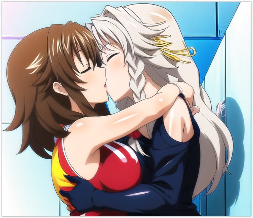 ai_generated daughter-in-law grayfia_lucifuge high_school_dxd in-lawcest lesbian_couple lesbian_kiss lesbian_sex mother-in-law mother-in-law_and_daughter-in-law venelana_gremory yuri