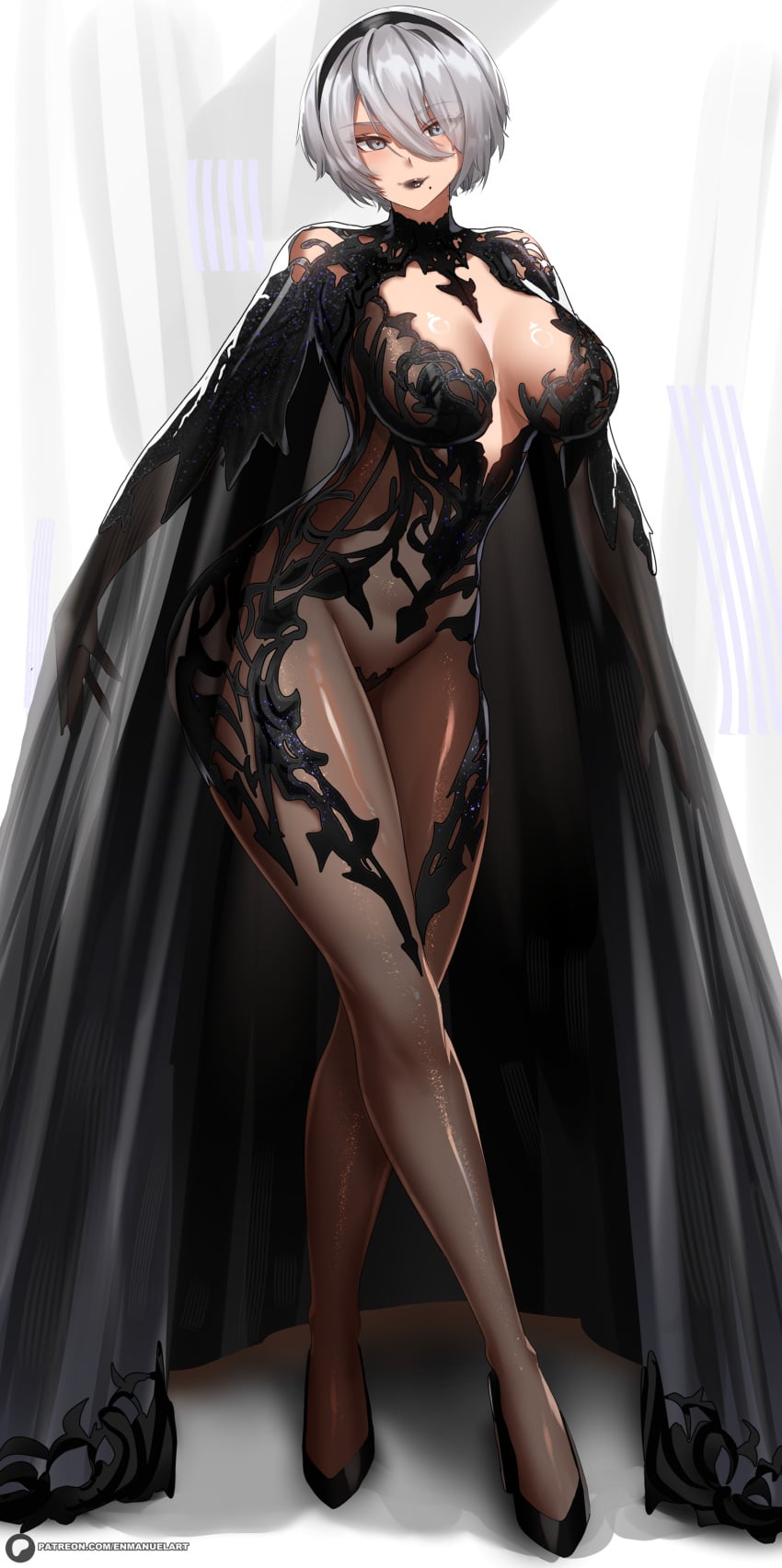 Yorha 2b (Nier: Automata) Rule 34 Image