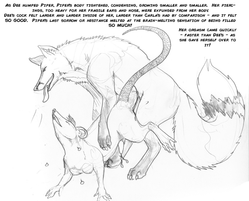 1boy 1futa all_fours anthro anthro_on_feral arania balls breasts canine cum cuntboy dave_(tcitw) doggy_style duo ear_piercing english_text facial_piercing feral fox from_behind_position full-package_cuntboy full-package_futanari fur futanari hair herm hermaphrodite intersex intersex/male male maleherm mammal multi_genitalia nose_piercing orgasm page_393 penis piercing piper_(tcitw) pussy rat rodent sex tail text the_cabin_in_the_woods_(arania) tongue tongue_out transformation zoophilia