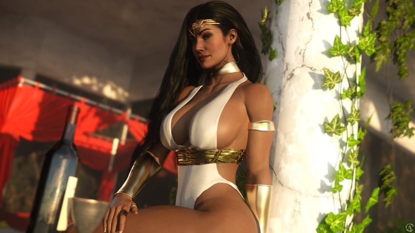 1girls 3d alf3d amazon big_breasts breasts bust busty chest curvaceous curvy curvy_figure dc dc_comics demigod demigoddess diana_prince female female_focus hero heroine hips hourglass_figure huge_ass huge_breasts justice_league large_ass large_breasts legs light-skinned_female light_skin mature mature_female slim_waist superhero superheroine themysciran thick thick_hips thick_legs thick_thighs thighs top_heavy voluptuous voluptuous_female waist white_robe wide_hips wonder_woman wonder_woman_(series)