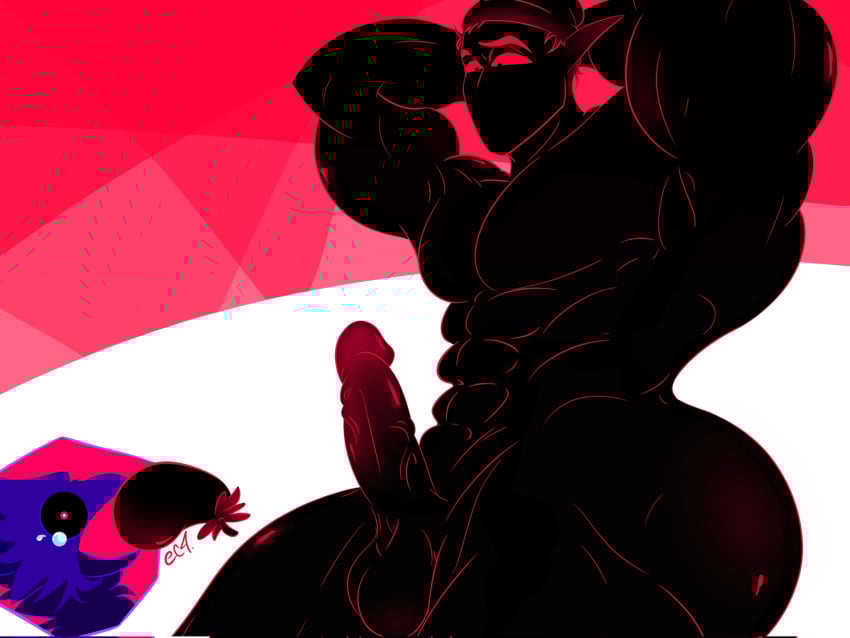 abs avian avian_humanoid bara beefy_demon_acc big_ass bird choking_on_cock corviknight crow crying crying_with_eyes_open demon ethan_(beefy_demon_acc) funny gay muscular muscular_arms muscular_male penis pokemon_(species) tears tears_in_eyes veiny_penis