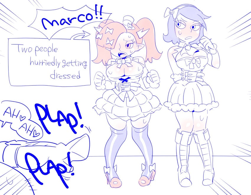 1boy 404error 4girls disney_xd female hekapoo idol idol_clothes jackie_lynn_thomas janna_ordonia looking_at_another male marco_diaz sex sex_with_viewer star_butterfly star_vs_the_forces_of_evil