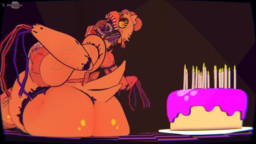 16:9 3d 4k animatronic barely_clothed big_ass big_breasts birthday_cake blender breedbowl cake chica_(fnaf) cryptiacurves curvy damaged dirty earings five_nights_at_freddy's five_nights_at_freddy's_2 looking_at_viewer looking_back monster monster_girl offering_self portrait presenting presenting_hindquarters robot robot_girl sharp_teeth shiny_skin sitting sitting_on_floor skimpy skimpy_clothes skimpy_outfit solo stylized thick_thighs wire wires withered_chica withered_chica_(cryptiacurves)