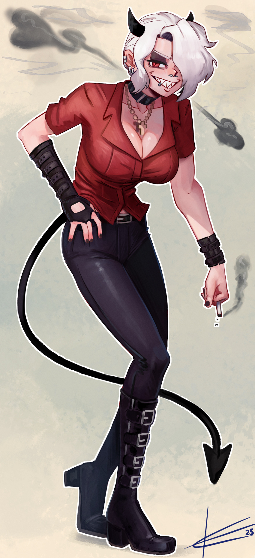 Zdrada (Helltaker) Rule 34 Image