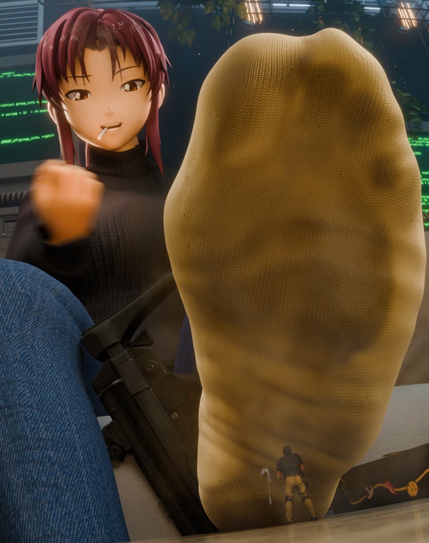 Revy (Black Lagoon) Rule 34 Image