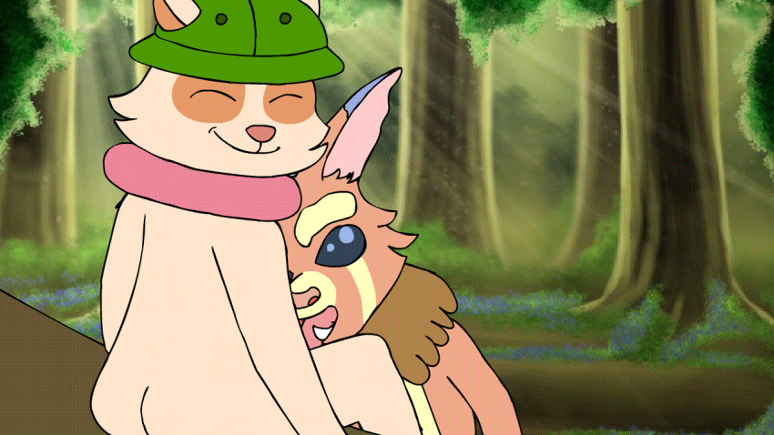 animated anthro anthro_on_anthro ass closed_eyes duo erection forest fur furry galio69 gay gnar league_of_legends looking_at_viewer looking_pleasured male mammal nude open_mouth oral penis riot_games sex shortstack smile teemo tree yaoi yordle