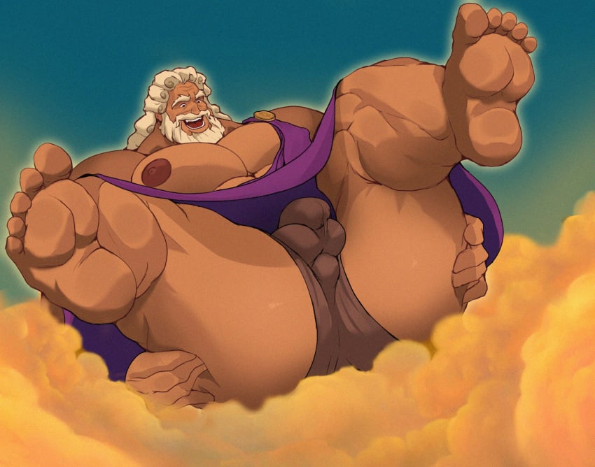 daddy_and_son disney gay hercules_(character) hercules_(disney) incest size_difference yaoi zeus zeus_(hercules)