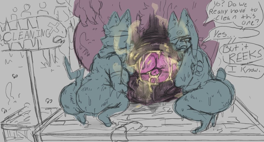 1boy 2girls alternate_version_available anthro ass big_ass big_breasts big_butt big_penis breasts breastwizard bubble_butt capcom cleaning_cock curvaceous curvy curvy_figure dialogue dragon english erect_nipples erect_nipples_under_clothes feline female femboy flaccid flies_for_smell foreskin furry grey_background huge_ass huge_cock hung_futanari in_line iris_(inkaaay) line male monster_hunter musk musk_clouds musky_cock nude open_mouth palico penis pussy scalie shortstack sketch smegma smegma_in_foreskin smelly smelly_cock squatting steam steamy_penis sweat sweating sweaty sweaty_body sweaty_breasts sweaty_butt tail text thick_foreskin thick_thighs uncut unseen_female_face unseen_male_face voluptuous voluptuous_female voluptuous_male wide_hips