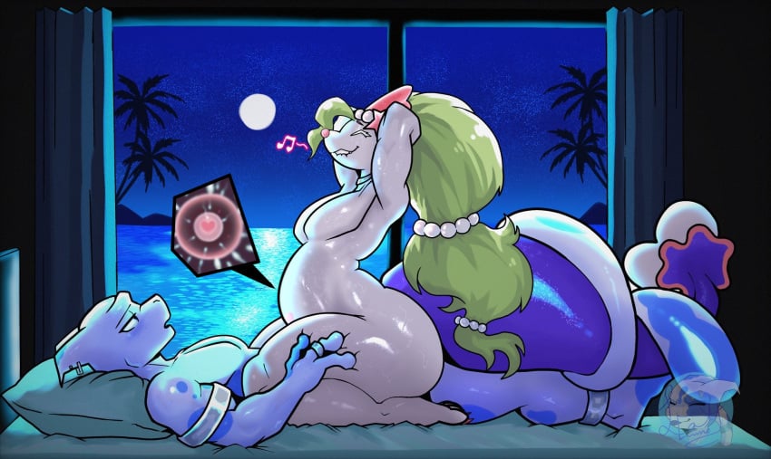 anthro beach couple cowgirl_position edit evening femboy gamefreak gay girly impregnation leaky_emmet male/male male_impregnation mewtwo moon night nintendo ocean pokemon pokemon_(species) pregnant pregnant_belly pregnant_male pregnant_sex primarina romantic romantic_couple sea sex shiny_pokemon tail tail_wrap