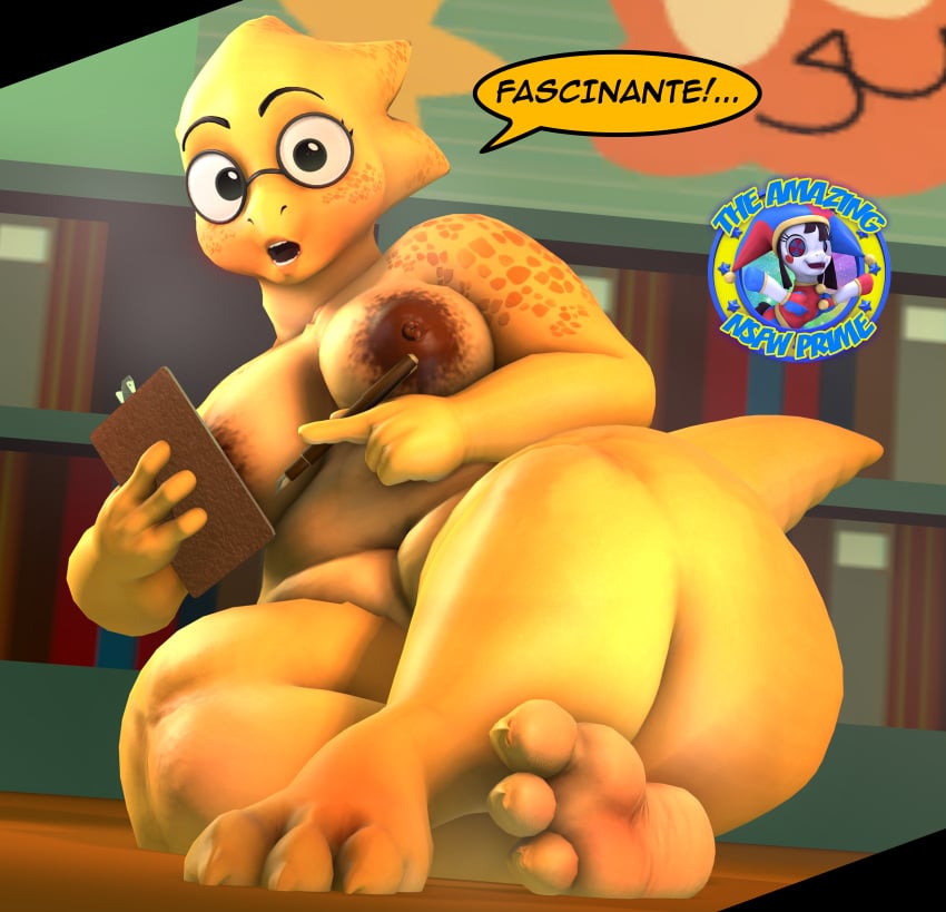 Alphys (Deltarune) Rule 34 Image