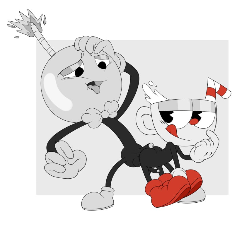 animate_inanimate balls buttjob cartoon_network crossover cuphead cuphead_(game) duo enookie gay julius_oppenheimmer_jr. male object_head outercourse penis the_amazing_world_of_gumball tongue yaoi