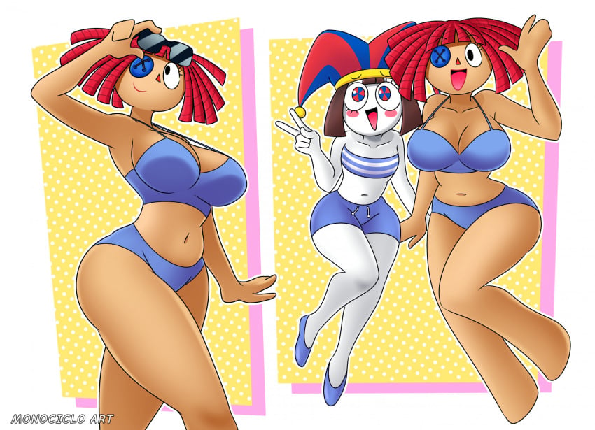Pomni (Beach Outfit) Rule 34 Image