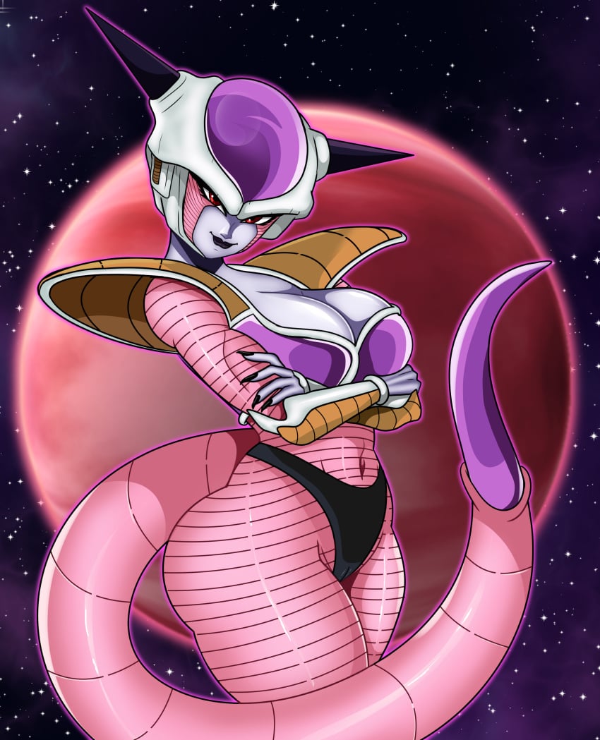 big_ass big_breasts breasts dragon_ball frieza rule_63 sonson-sensei wide_hips