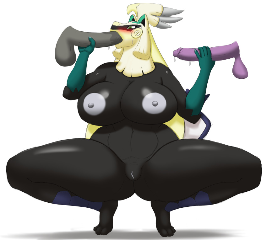 2018 3_toes abs absurd_res anthro anthrofied areolae barefoot belly big_ass big_breasts big_penis big_testicles black_fur blonde_hair blush breasts canine chimera claws deadpliss digitigrade disembodied_penis erection feet fellatio female fur furry generation_7_pokemon green_eyes green_skin grey_nipples grey_pussy grey_skin group group_sex hair hand_on_penis handjob hi_res holding huge_ass huge_breasts huge_penis hybrid interspecies ipan large_ass large_breasts large_penis long_hair long_penis looking_away male male_penetrating mammal midriff naughty_face navel nintendo nipples nude oral original_character paws penis pokémon_(species) pokemon pokemon_(species) pokemon_sm pokemorph precum purple_skin pussy saliva samantha_(skybluefox) seductive shadow shiny_pokémon shiny_pokemon silvally spread_legs spreading squatting sweat thick_thighs threesome video_games voluptuous white_background white_pussy white_skin wide_hips