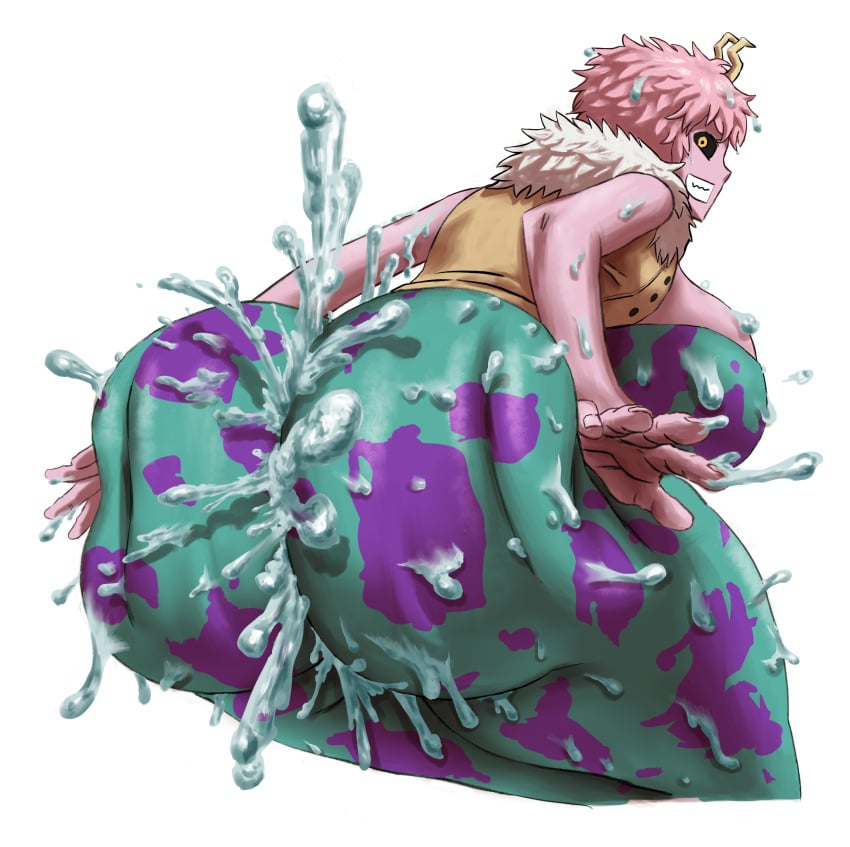 1girls artist_request ass big_ass big_breasts big_butt boku_no_hero_academia breasts female female_focus female_only hero_outfit_(mha) huge_ass huge_breasts huge_butt large_ass large_butt liquid matsumaruyama mina_ashido my_hero_academia pink_hair pink_skin shounen_jump