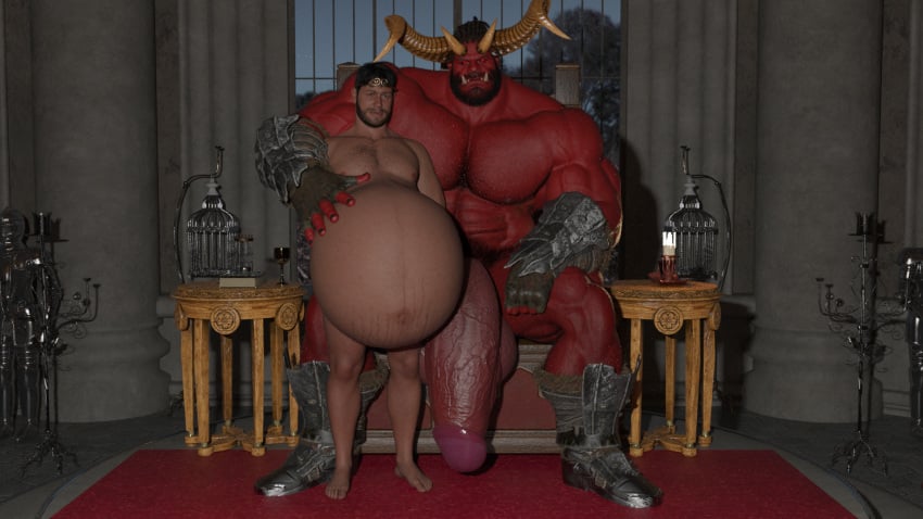 16:9 2boys abs antaresmultiverse balls bara biceps big_penis daddy demon dilf dominant dominant_humanoid dominant_male duo fangs genitals hi_res horn huge_cock human human_on_humanoid humanoid humansub hunk hyper hyper_genitalia hyper_penis interspecies larger_humanoid larger_male male male/male mammal muscular muscular_humanoid muscular_male nipples orc pecs penis pregnant pregnant_male red_body red_skin size_difference smaller_human smaller_male submissive submissive_human submissive_male teeth vein veiny_muscles veiny_penis widescreen yaoi