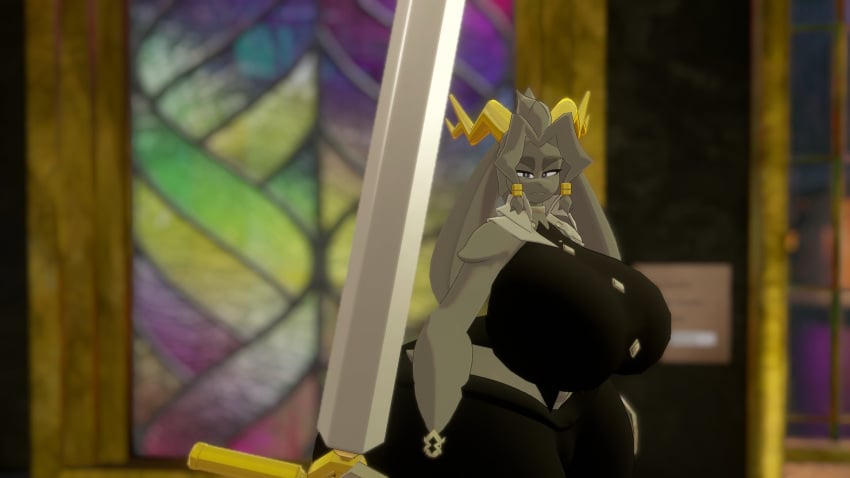 avivrc big_breasts breasts female furry huge_breasts hyper_breasts nonarycubed pseudoregalia sybil_(pseudoregalia) thick_thighs vrchat wide_hips