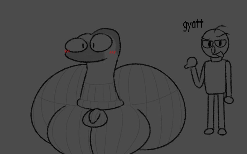 armless arts_and_crafters_(baldi's_basics) baldi baldi's_basics_in_education_and_learning baldis_basics big_ass blushing bubble_butt huge_ass hyper hyper_ass lewdyoshyboy looking_at_viewer male_only massive_ass massive_butt penis pointing_at_another small_balls small_penis small_testicles sock tagme thick_thighs wide_hips