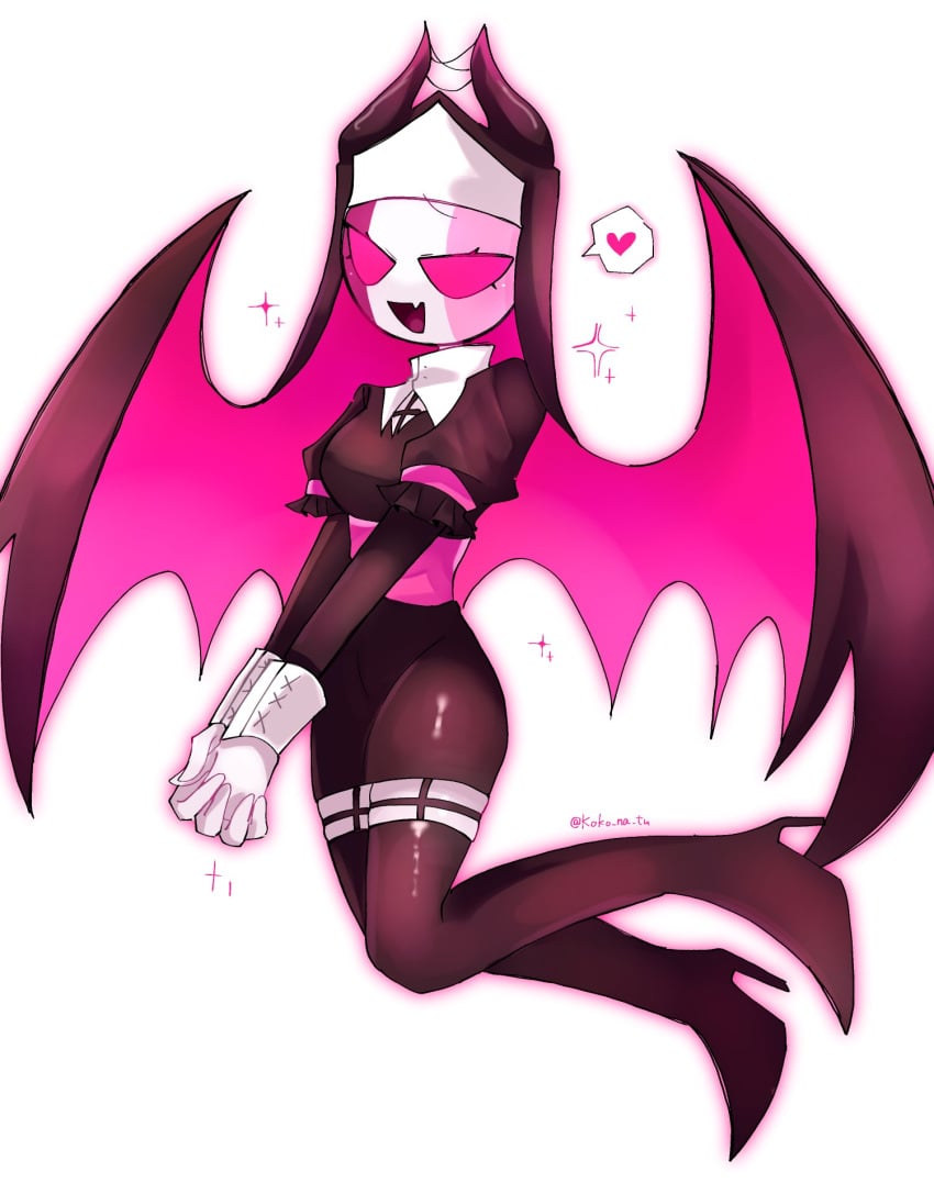 1girls big_breasts breasts female friday_night_funkin koko_na_tu large_breasts multicolored_body multicolored_skin sarvente_(dokki.doodlez) sarvente_(friday_night_funkin) solo succubus