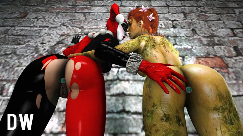 2girls 3d ass ass_grab batman:_arkham_knight batman_(series) buttplug completely_naked completely_naked_female completely_nude completely_nude_female dat_ass dc dc_comics female female_only green-skinned_female green_skin harley_quinn harley_quinn_(arkham) harley_quinn_(arkham_knight) harley_quinn_(classic) kissing latex pamela_isley poison_ivy poison_ivy_(arkham) poison_ivy_(arkham_knight) rocksteady_studios source_filmmaker thedancingwizard torn_clothes torn_clothing yuri