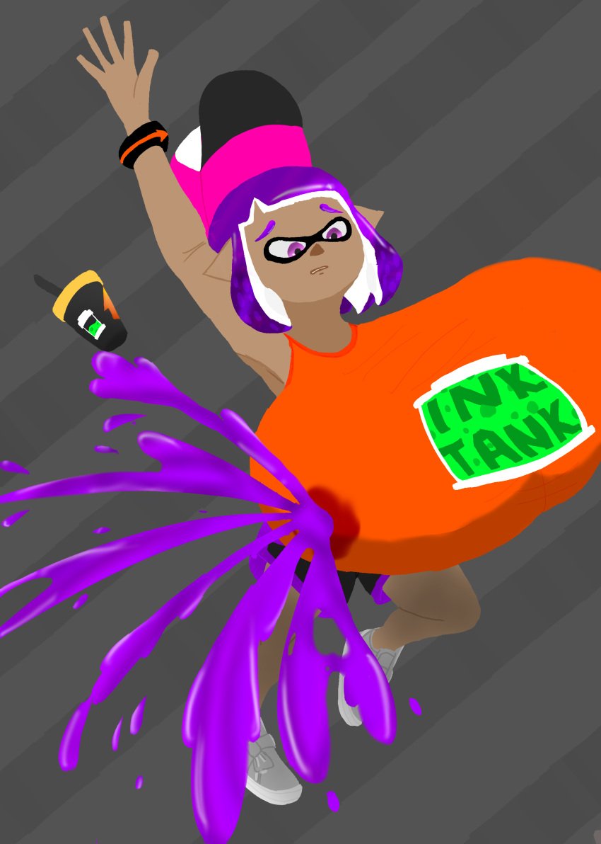 breast_expansion breasts_bigger_than_head massive_breasts milking nintendo oc splatoon suprised whyhyper69