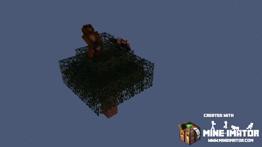 3d mine-imator minecraft pedobear sky tagme tree