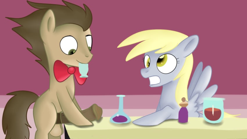 derpy_hooves doctor_whooves_(mlp) duo earth_pony equine friendship_is_magic hair horse jbond male mammal my_little_pony pegasus penis pony wings young