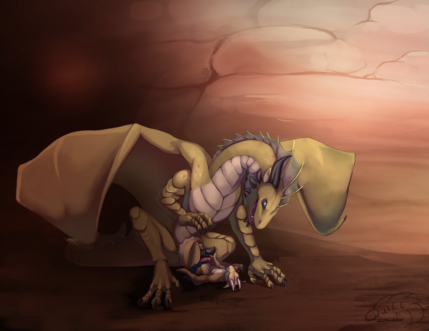 2015 anthro dragon duo erection feral frottage keden kobold male membranous_wings nude penis quillmonster scales scalie sex wings yaoi