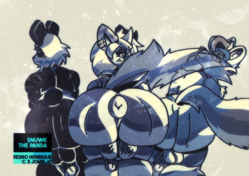 2025 after_sex ailurid animal_humanoid anthro anthro_penetrated anus ass bear big_butt equid equine fan_character femboy feminine_pose genitals giant_panda group hi_res humanoid humanoid_genitalia humanoid_penis male male_penetrated mammal muscular muscular_anthro muscular_male nintendo penetration penis pokemon pokemon_(species) puffy_anus red_panda snuwkthelewd thick_thighs trio wide_hips zebra